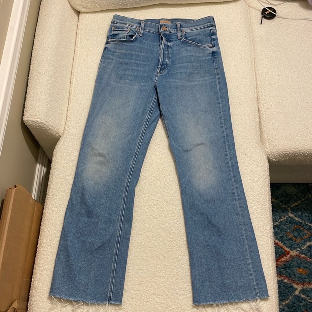 Mother Denim the Tripper Ankle Fray